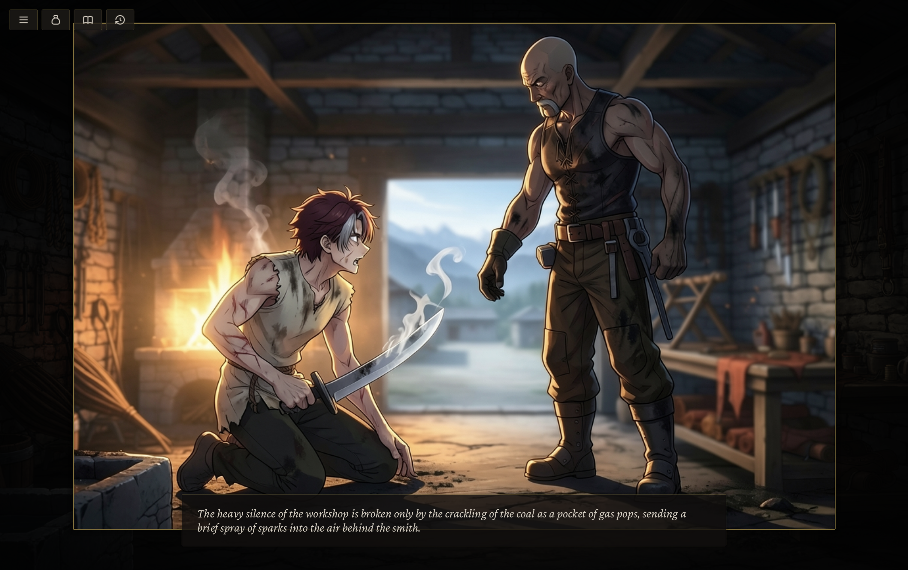 Blacksmith confrontation